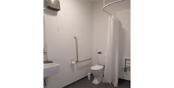 superior accessible studio bathroom