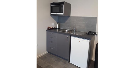 superior accessible studio kitchenette